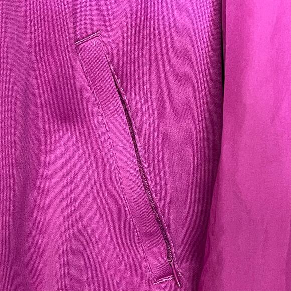 Puma pullover windbreaker jacket hooded pink aqua blue colorful teen girls XL - Picture 6 of 6